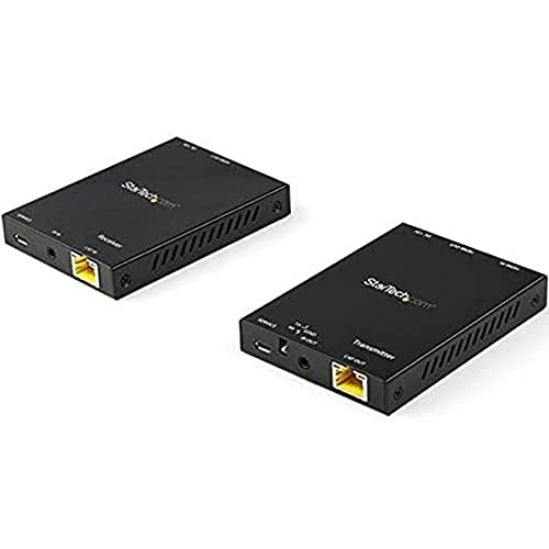 Startech.Com Kit Extender Hdmi Via Cat6 - Kit - 4K 60Hz - Trasmettitore E Ricevitore Fino A 50M Con Supporto Audio 7.1