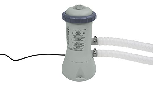 Intex Pompa Filtrante A Cartuccia Trasparente Krystal - Sistema Di Filtraggio A Cartuccia Per Piscina - Grigio - 900 L/H
