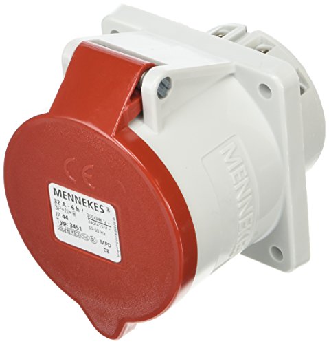 Presa Di Montaggio, 32A5P6H400V, Ip44 Mennekes 3451