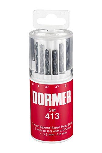 Dormer Jobber Drill Set, Set Of 13