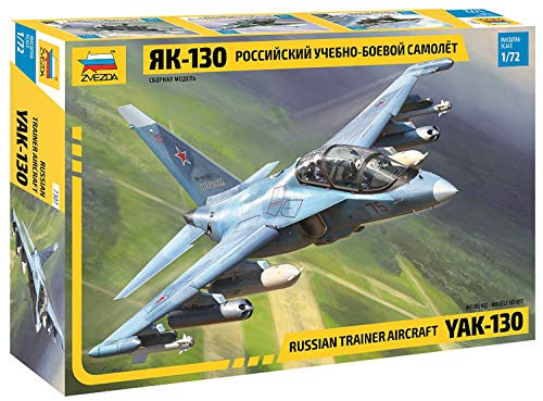 Zvezda 500787307 - Modellino Yak-130 In Scala 1:72, Modellino Da Costruire, Hobby, Fai Da Te, In Plastica