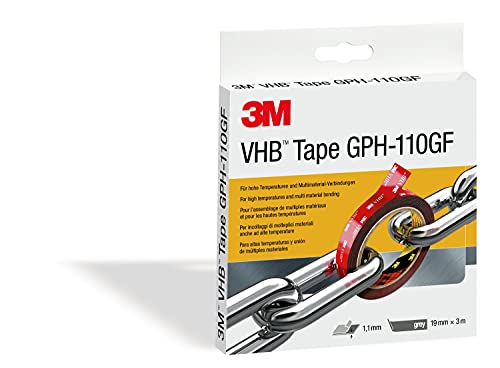 3M Nastri Adesivi Vhb Ad Ottima Resistenza Gph-110Gf - Progettato Per Creare Fissaggi Duraturi E Affidabili Per Incollaggi Multimateriali E Ad Alte Te