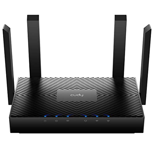 Cudy 3000Mbps Router Wi-Fi 6 Dual Band Ax3000, Router Wi-Fi 6, Router Internet 802.11Ax, 160Mhz, Mu-Mimo, Beamforming, Ofdma, Wpa3, Wr3000