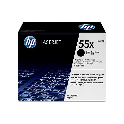 Hp 55X Ce255X Cartuccia Toner Originale, Elevata Capacità, Compatibile Con Stampanti Laserjet Enterprise P3010, P3015, P3015D, P3015Dn, P3015X, M525,