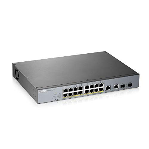 Zyxel Gs1350-18Hp-Eu0101F Network Switch Managed L2 Gigabit Ethernet (10/100/1000) Power Over Ethernet (Poe) Grey