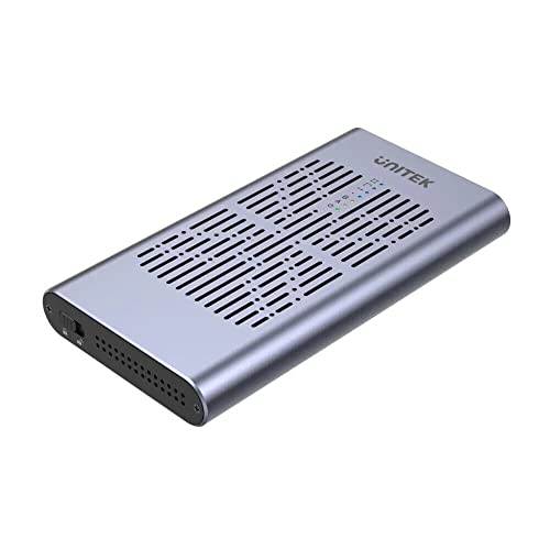 Unitek S1206A Solidforce Usb-C To Pcie/Nvme M.2 Ssd 10Gbps Dual Bay Enclosure With Offline Clone