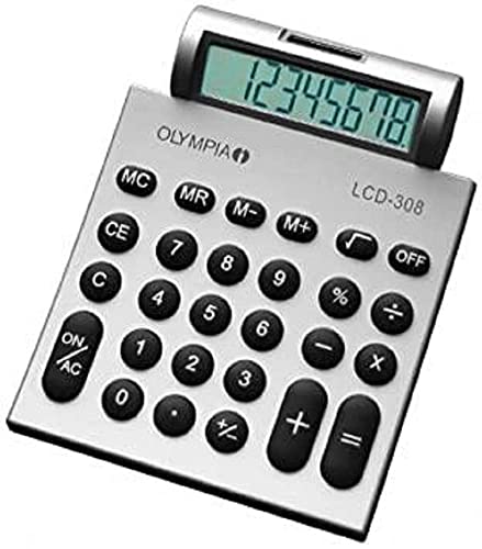 Olympia Lcd308 Calcolatrice Tascabile Argento 941911007 Display A 8 Cifre