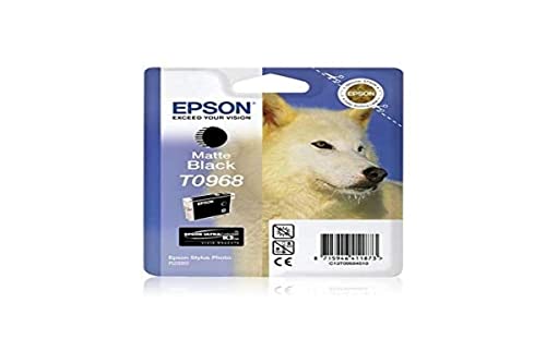 Epson T0968 Cartuccia A Getto D'Inchiostro Pigmentato, Nero Opaco