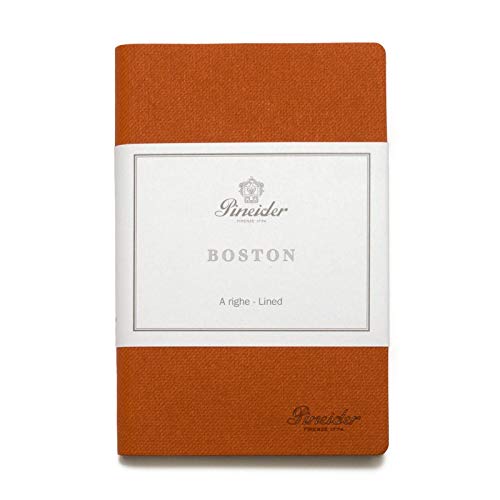 Pineider - Notes Boston -9X14 Cm - Small - 96 Sheets - 80 Gr.-White Paper