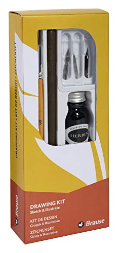 Brause 145B Kit Per Disegno, 19 X 9.5 X 3 Cm