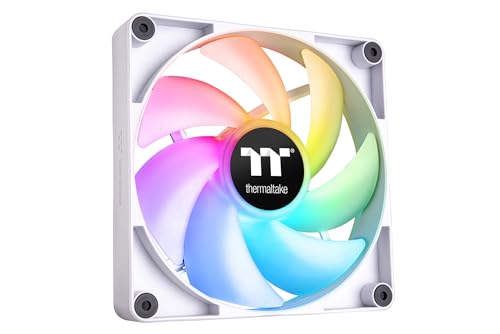Thermaltake Ct120 Argb Sync Pc Cooling Fan White | 2 Pack