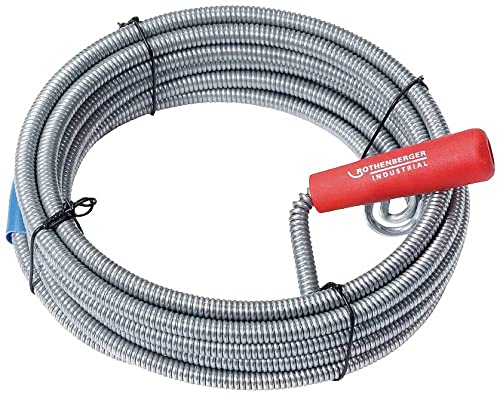 Rothenberger Detergente Per Scarichi Industriali Rothenberger A Spirale Con Trapano Di Ritorno, Diametro 9 Mm, Lunghezza 10 M, 072986E