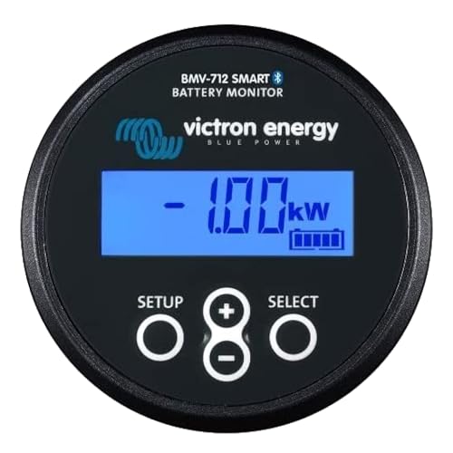 Victron Energy Bv (Holanda) Bmv-712 Monitor De Baterias-Negro, Nt-1326 Other, Bmv 712 Smart-Bluetooth + Black, One Size