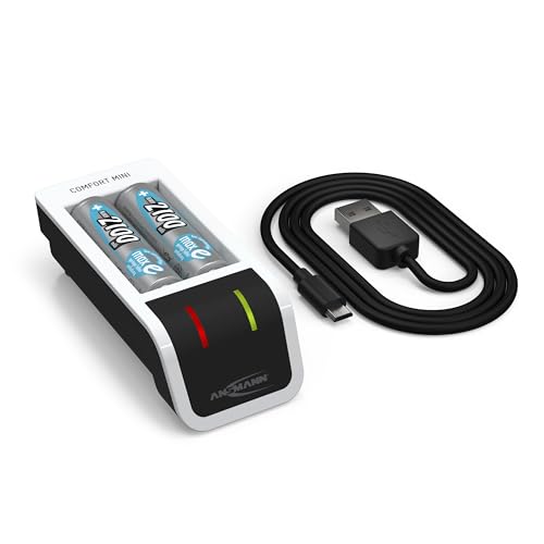 Ansmann Comfort Mini Ladegerã„T Inkl. 2 Aa Mignon Akkus 2100 Mah