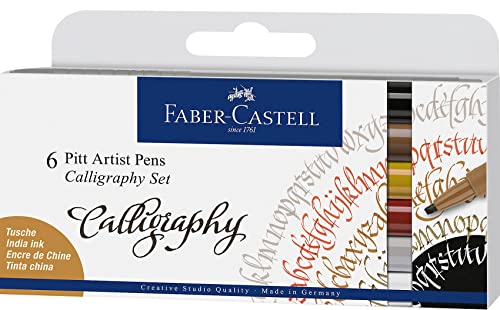 Faber-Castell Bustina C. 6 Pitt Artist Pen Calligraphy