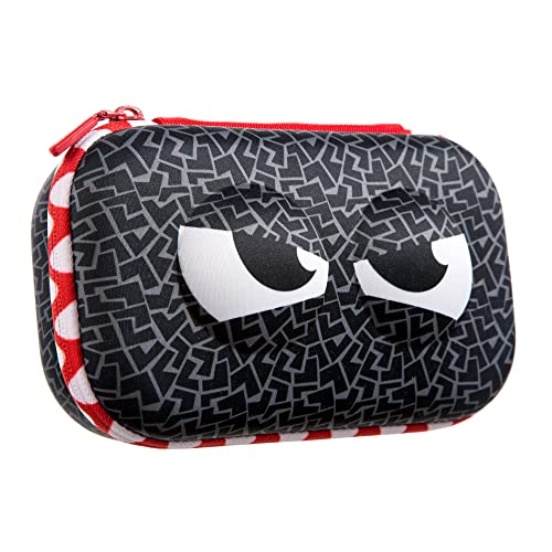 Zipit Astuccio Per Matite Wildlings Per Bambini | Astuccio Per La Scuola | Astuccio Organizer | Astuccio Per Matite Di Grande Capacità (Nero)