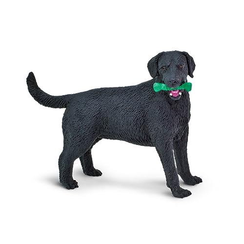 Safari Ltd- Miniatura Best In Show Dogs Black Labrador Animals, Colore Nero, 253429