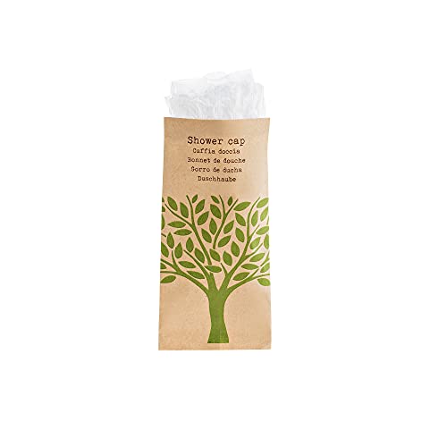 Leone Cuffie Doccia Imbustate, Linea Cortesia Natura, Conf. 50 Pezzi