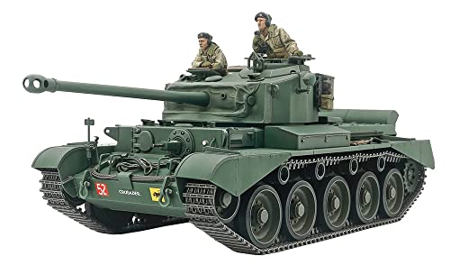 Tamiya- Militär 35380 1:35 Brit. Panzer Comet A34-Fedele Replica, Modellismo, Hobby, Incollaggio, Kit Di Plastica, Assemblaggio, Non Dipinto, 35380-00