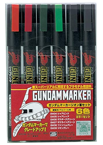 Gundam Zeon Set Di 6 Pennarelli (Zaku)