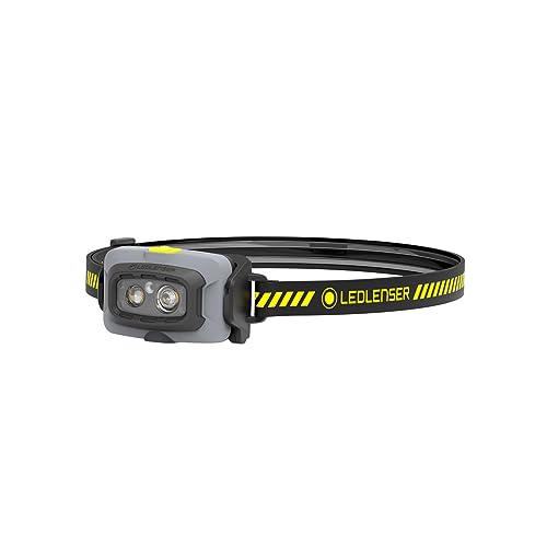 Ledlenser Hf4R Lampada Frontale Ricaricabile A Led Da Lavoro | Lampada Frontale A Led Da 500 Lumen | Lampada Frontale Da Avventura Con Luce Rossa | La