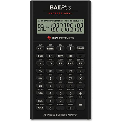 Texas Instruments Ba Ii Plus Professional Calcolatrice