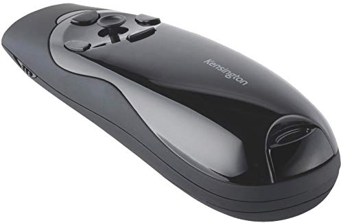 Kensington K72426Eu Puntatore Laser Expert Verde E Controllo Del Cursore, Puntatore Wireless Con Joystick E Pulsanti Retroilluminati