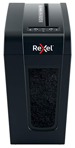 Rexel Secure X8-Sl Whisper-Shred, Distruggidocumenti Manuale Personal, 9-8 Fogli A4 (70-80 Gr/Mq), Taglio A Frammenti, Sicurezza P-4, Capacità 14 Litr