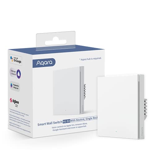 Aqara Interruttore Remoto Multifunzione Con Conduttore Neutro Zigbee Smart Home Compatibile Con Homekit, Alexa, Google Assistant Standard Europeo, Mon