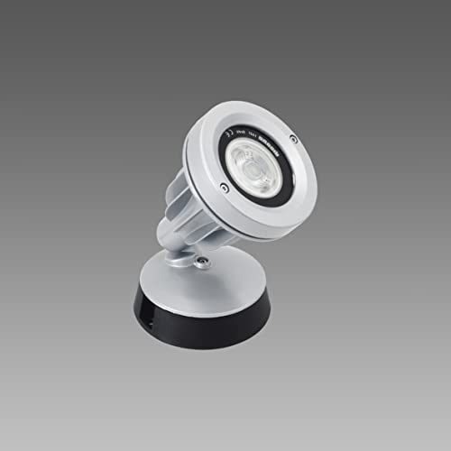 Disano Koala 1537 Faretto Alogeno, 50-230 V, Colore: Argento Metallico