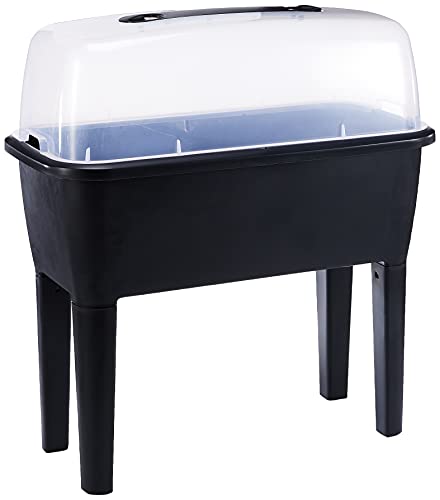 Giardino Urbano Con Serra Da 52 Litri In Polipropilene 77 X 38 X 82 Cm Antracite