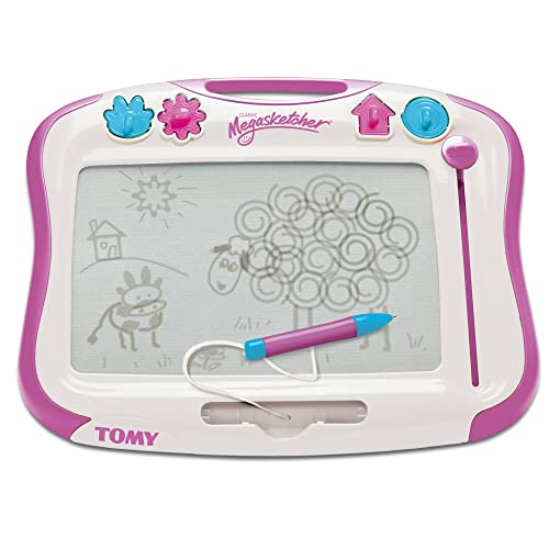 Megasketcher Tomy Games E73512 - Lavagna Magnetica Da Disegno, Colore: Viola