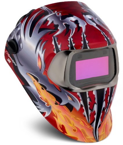 3M™ Speedglas™ Maschera Per Saldatura Aerografata Razor Dragon, 100 V, Con Adf 3/8-12, 752420