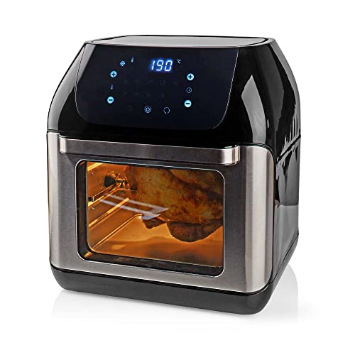 Nedis Friggitrice Ad Aria Calda | 12 L | Timer: 60 Min | Digitale | Nero