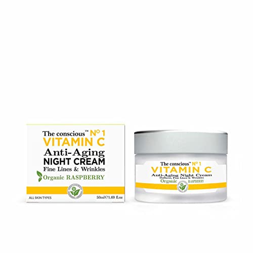 The Conscious Vitamin C Anti-Aging Night Cream Organic Raspberry 50 Ml Mujer