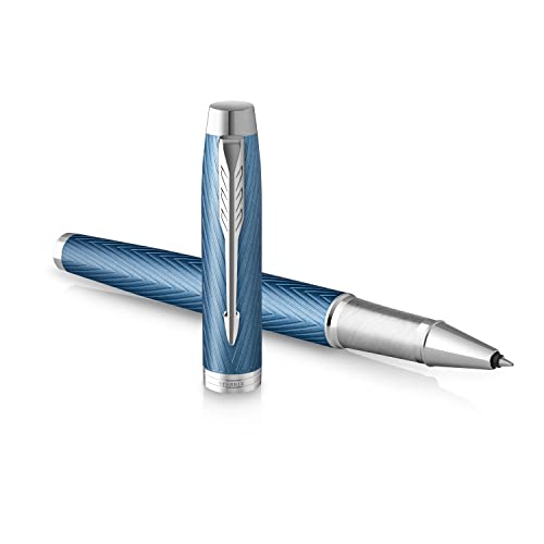 Parker Vector Penna Stilografica Con Finiture Cromate, Blu