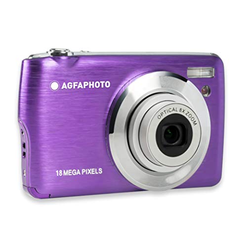 Agfa Photo Realishot Dc8200 - Fotocamera Digitale Compatta Cam (18 Mp, Video Full Hd, Schermo Lcd Da 2,7", Zoom Ottico 8X, Batteria Al Litio E Scheda