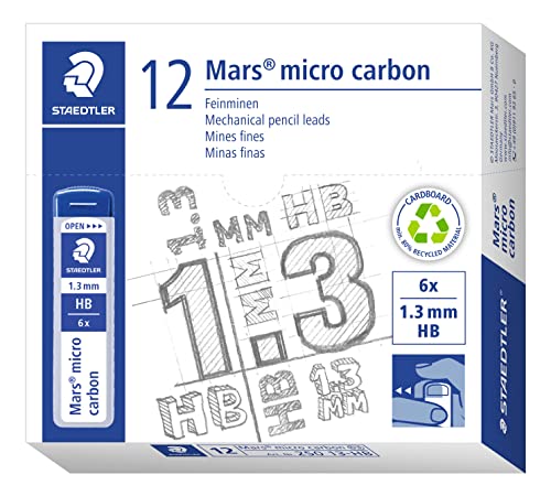 Staedtler 250 13-Hb Mina Sottile Micro, 1.3 Mm Hb