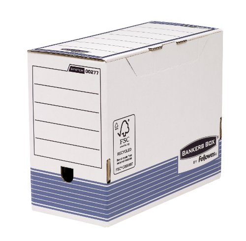 Bankers Box 0027701 Scatola Archivio A4 System, Dorso 150 Mm, Fsc, Confezione Da 10 Pezzi