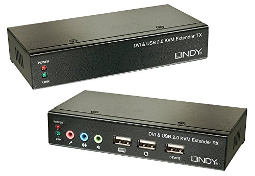 Lindy 39377 - Extender Kvm Cat.6 Classic Dvi Usb Audio, 50M