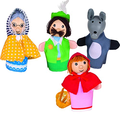 Marionette Da Dita,Cappuccetto, Modelli/Colori Assortiti, 1 Pezzo