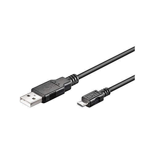 Goobay 93921 Cavo Usb 2.0 Ad Alta Velocità, Nero, 5M Lunghezza Del Cavo