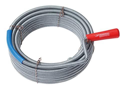 Rothenberger Industrial Reinigungsspirale Mit Kralle , Länge 5 M , Ø 9 Mm , 1500000140