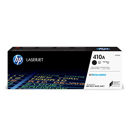 Hp 410A Cf410A, Cartuccia Toner Originale Hp Da 2300 Pagine, Compatibile Con Le Stampanti Hp Laserjet Pro Mfp M377, M452, M477, Nero