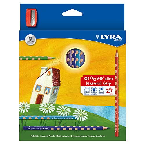 Lyra L2821240 - Astuccio 24 Pastelli Groove Slim
