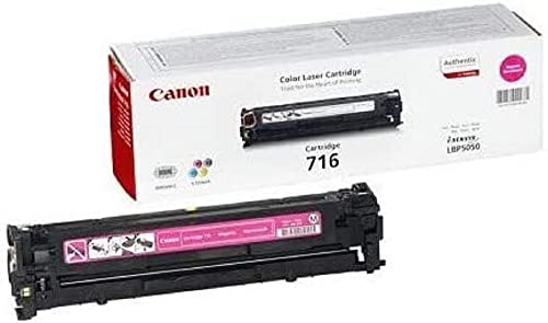Canon Cartuccia 716 M Toner Magenta, Rendimento 1.500 Pagine, Imballo In Cartone