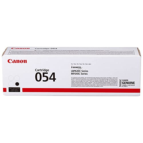 Canon Cartuccia 054 Bk Toner Nero, Rendimento 1500 Pagine, Imballo In Cartone