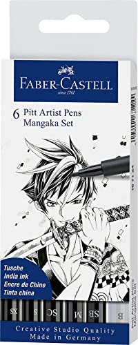 Faber-Castell Pitt Artist Manga Penna, Grigio / Nero