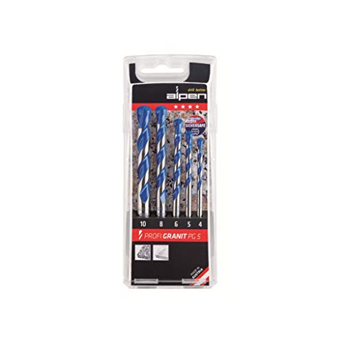 Estuche Brocas Alpen Granito 5 Piezas