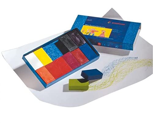 Stockmar Beeswax Crayons, Set Of 12 Blocks In Carton By Stockmar